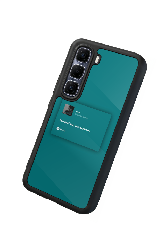 Infinix Hot 60 Pro Plus Uyumlu Sarki Sozleri Tasarımlı Glossy Premium Kılıf