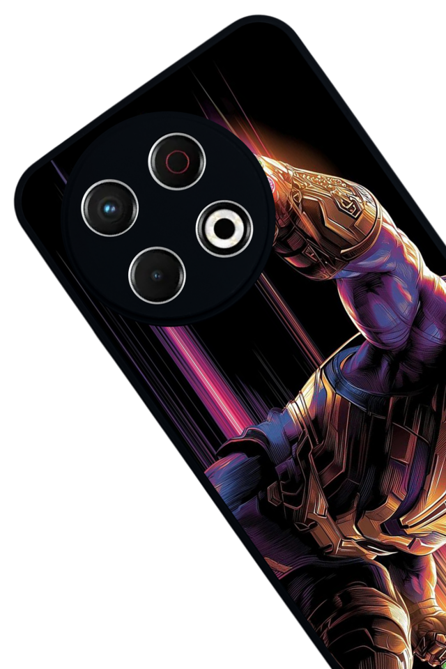 Tecno Spark 30 Pro Uyumlu Thanos Tasarımlı Glossy Premium Kılıf