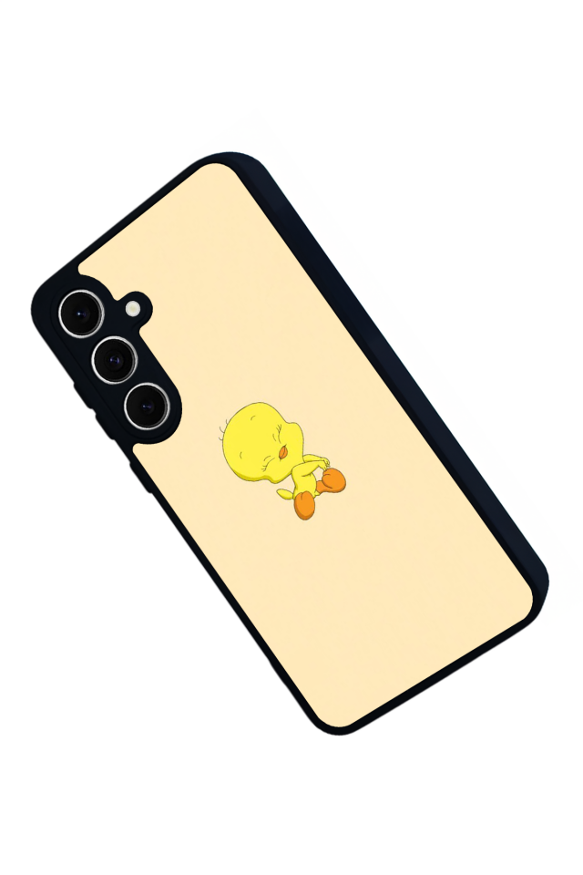 Samsung Galaxy A16 Uyumlu Tweety Tasarımlı Glossy Premium Kılıf