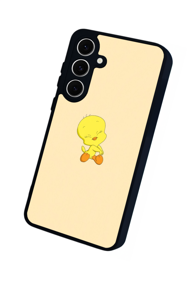 Samsung Galaxy A16 Uyumlu Tweety Tasarımlı Glossy Premium Kılıf