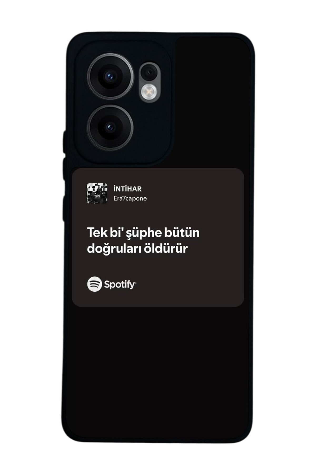 Oppo Reno 13F Uyumlu Sarki Sozleri Tasarımlı Glossy Premium Kılıf