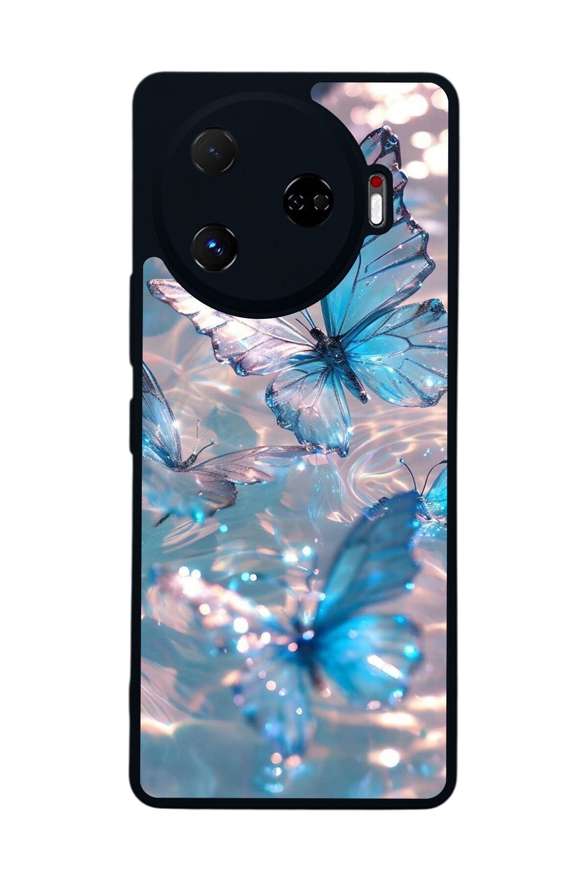 Tecno Camon 30 Pro Uyumlu Kelebek Tasarımlı Glossy Premium Kılıf