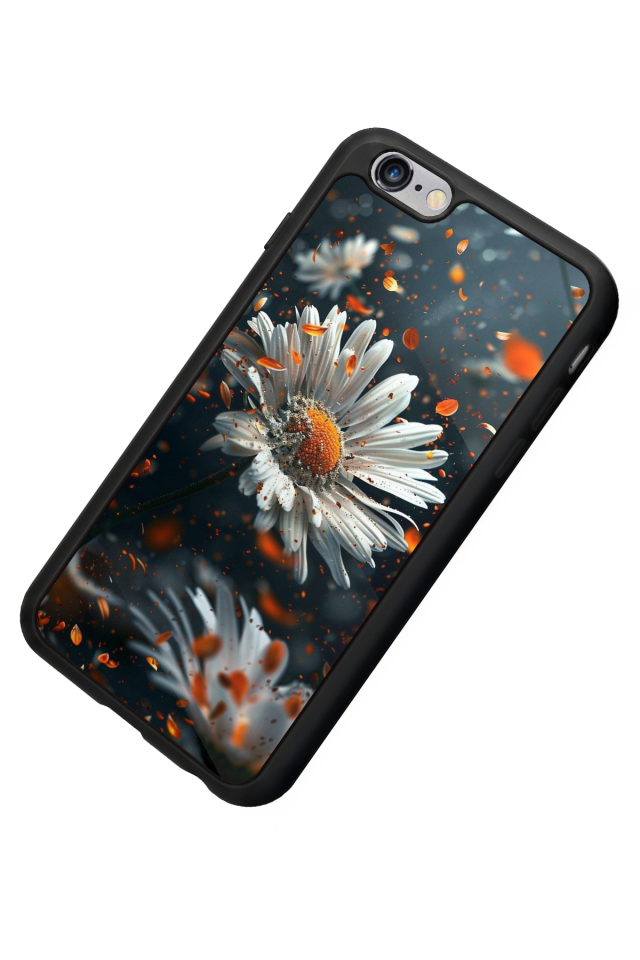 iPhone 6 Plus Uyumlu Cicek Tasarımlı Glossy Premium Kılıf
