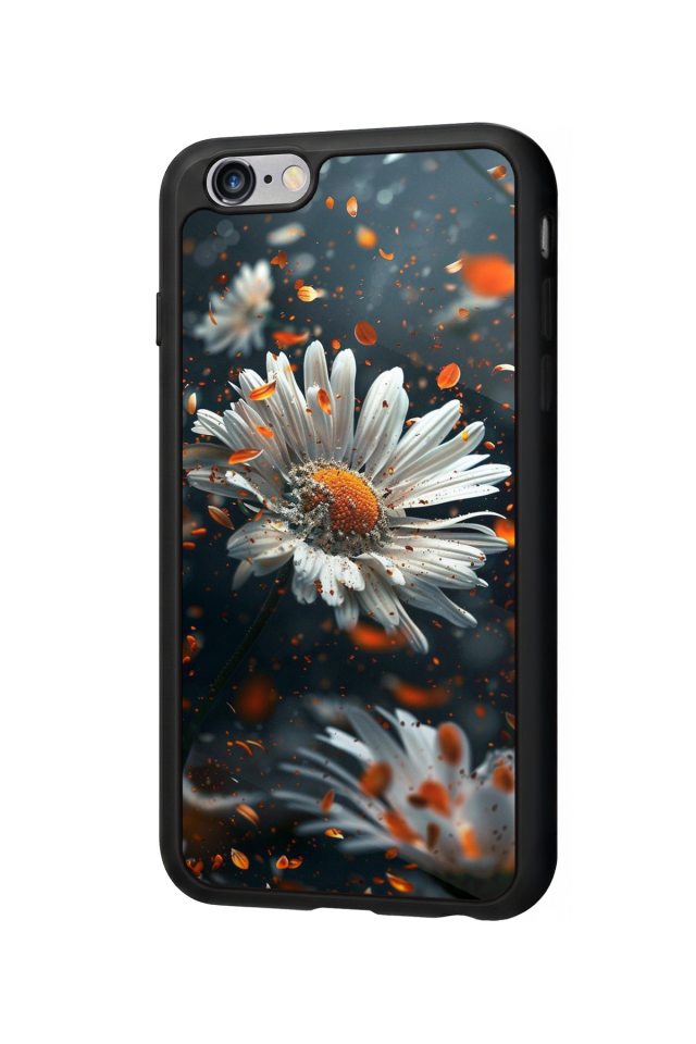 iPhone 6 Plus Uyumlu Cicek Tasarımlı Glossy Premium Kılıf