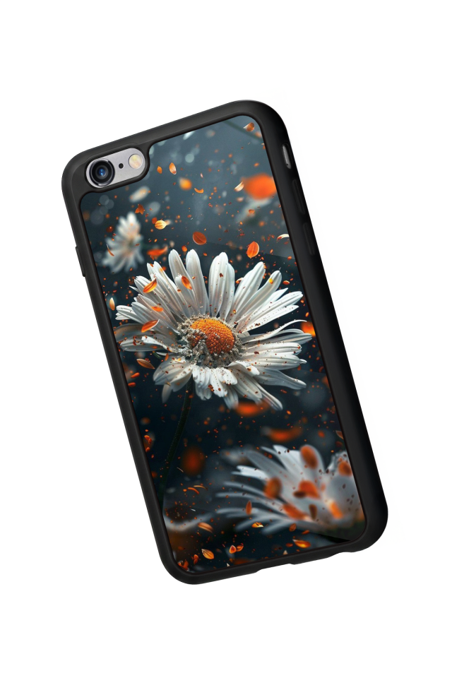 iPhone 6 Plus Uyumlu Cicek Tasarımlı Glossy Premium Kılıf