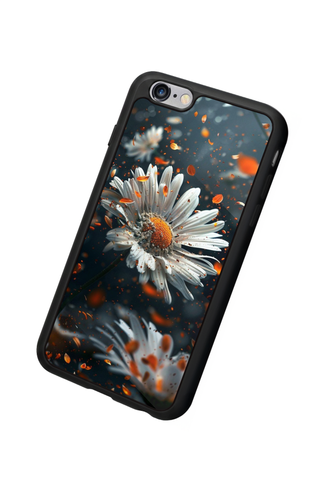 iPhone 6 Plus Uyumlu Cicek Tasarımlı Glossy Premium Kılıf