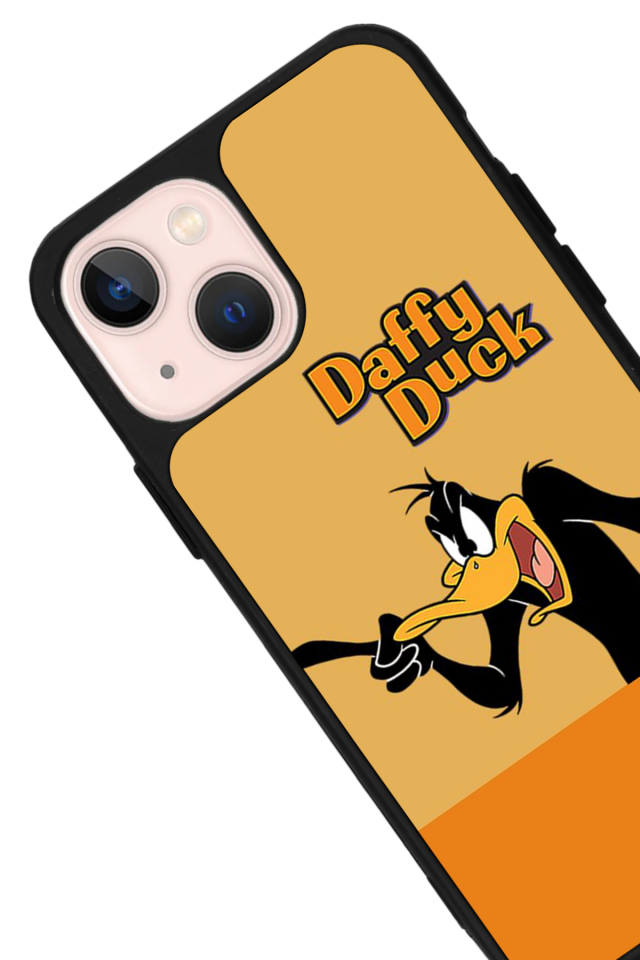 iPhone 14 Plus Uyumlu Daffy duck Tasarımlı Glossy Premium Kılıf