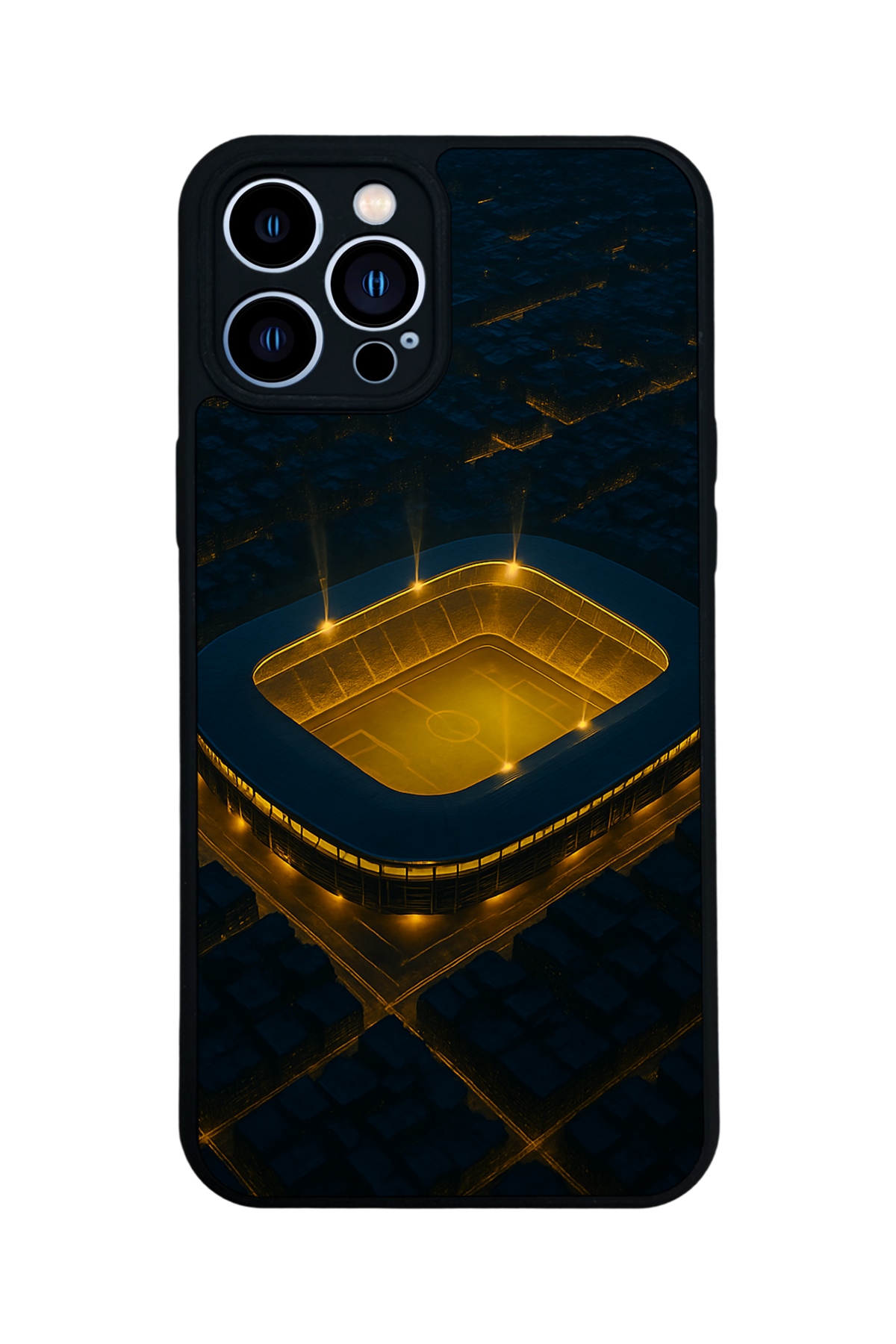 iPhone 12 Pro Max Uyumlu Fenerbahce Tasarımlı Glossy Premium Kılıf