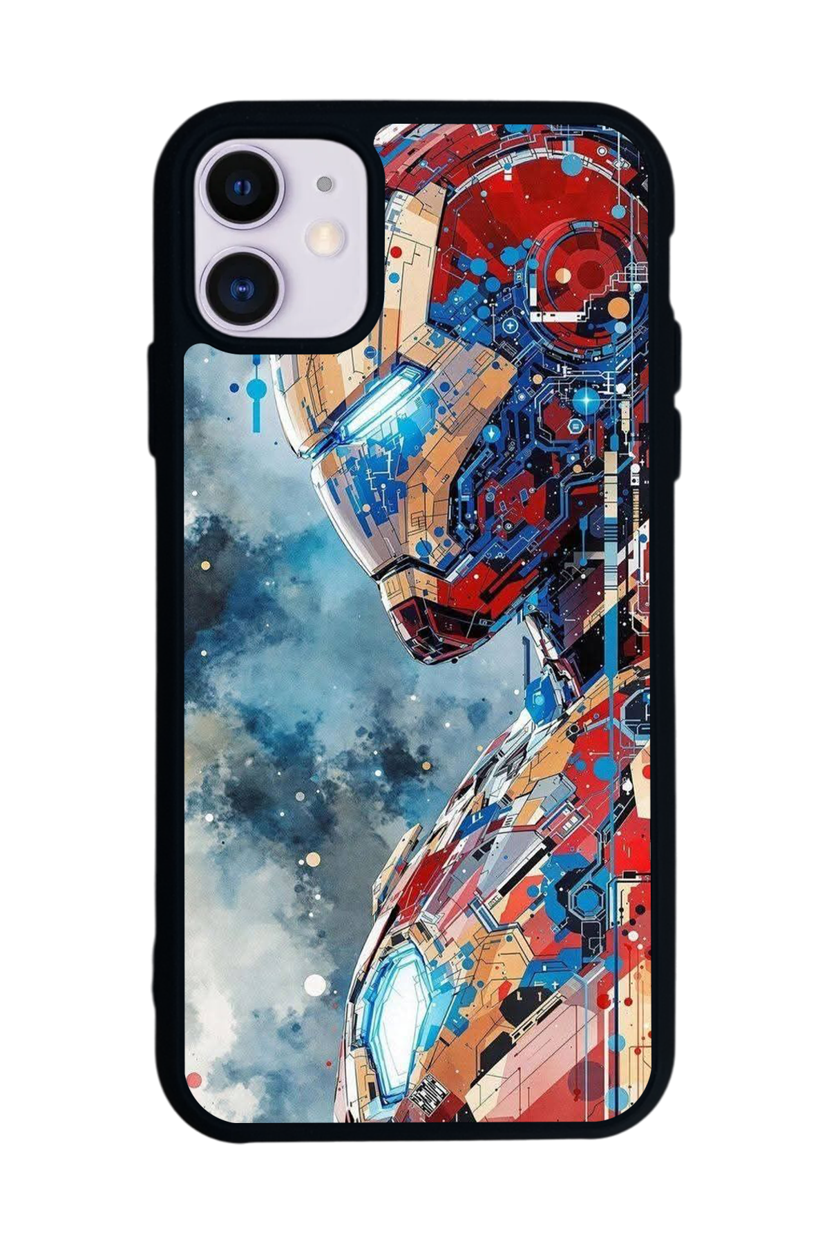 iPhone 11 Uyumlu Iron Man ( Demir Adam ) Tasarımlı Glossy Premium Kılıf