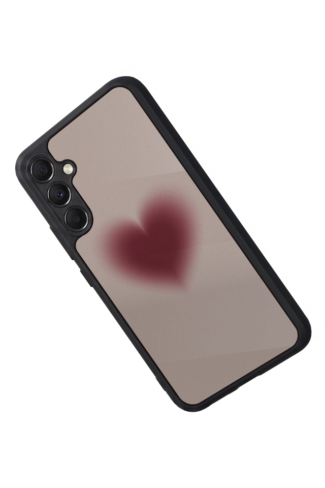 Samsung Galaxy A34 Uyumlu Kalp Love Tasarımlı Glossy Premium Kılıf