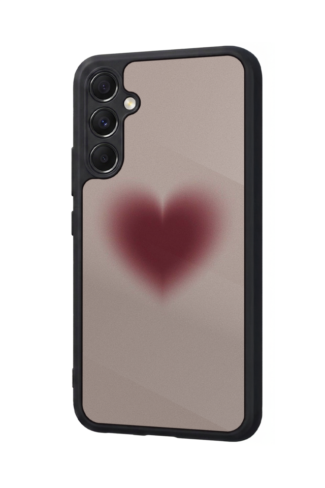 Samsung Galaxy A34 Uyumlu Kalp Love Tasarımlı Glossy Premium Kılıf