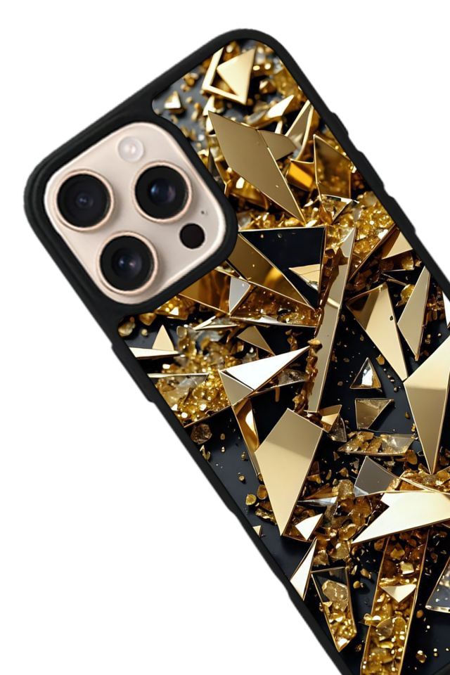 iPhone 15 Pro Max Uyumlu Mermer Marble Tasarımlı Glossy Premium Kılıf