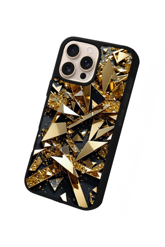 iPhone 15 Pro Max Uyumlu Mermer Marble Tasarımlı Glossy Premium Kılıf