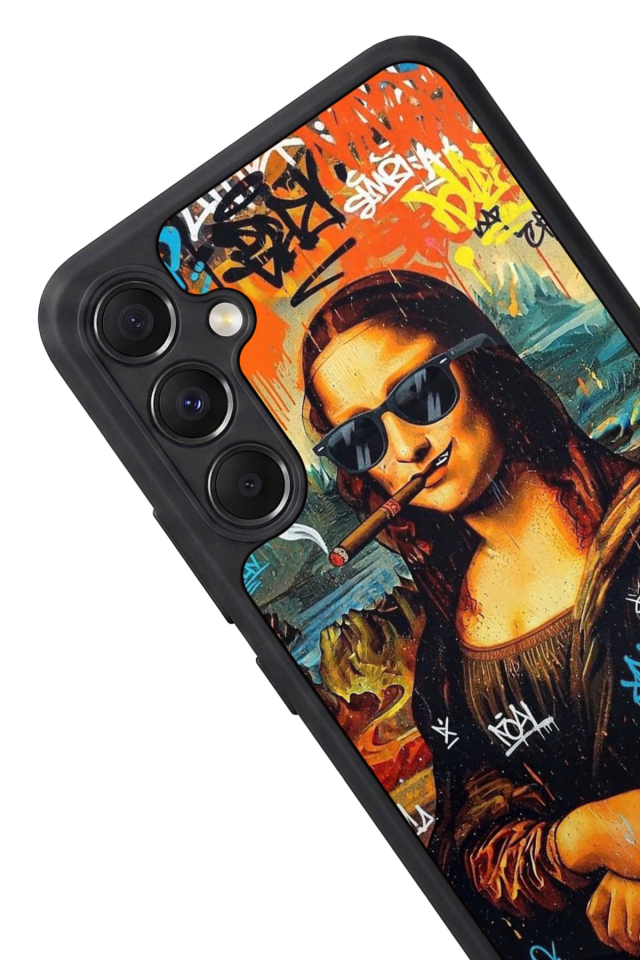 Samsung Galaxy M34 Uyumlu Monalisa Tasarımlı Glossy Premium Kılıf