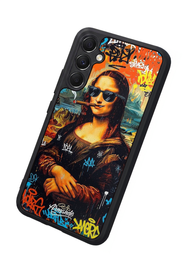 Samsung Galaxy M34 Uyumlu Monalisa Tasarımlı Glossy Premium Kılıf