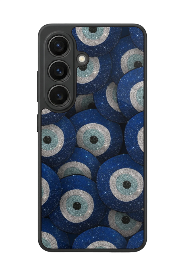 Samsung Galaxy S26 Uyumlu Nazar Tasarımlı Glossy Premium Kılıf