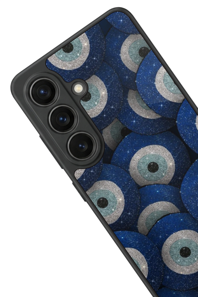 Samsung Galaxy S26 Uyumlu Nazar Tasarımlı Glossy Premium Kılıf