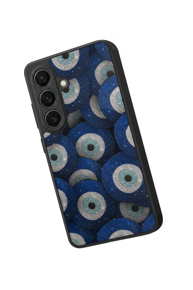 Samsung Galaxy S26 Uyumlu Nazar Tasarımlı Glossy Premium Kılıf