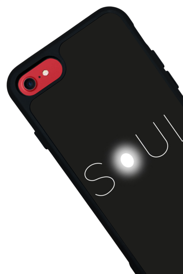 iPhone SE Uyumlu SOUL Tasarımlı Glossy Premium Kılıf