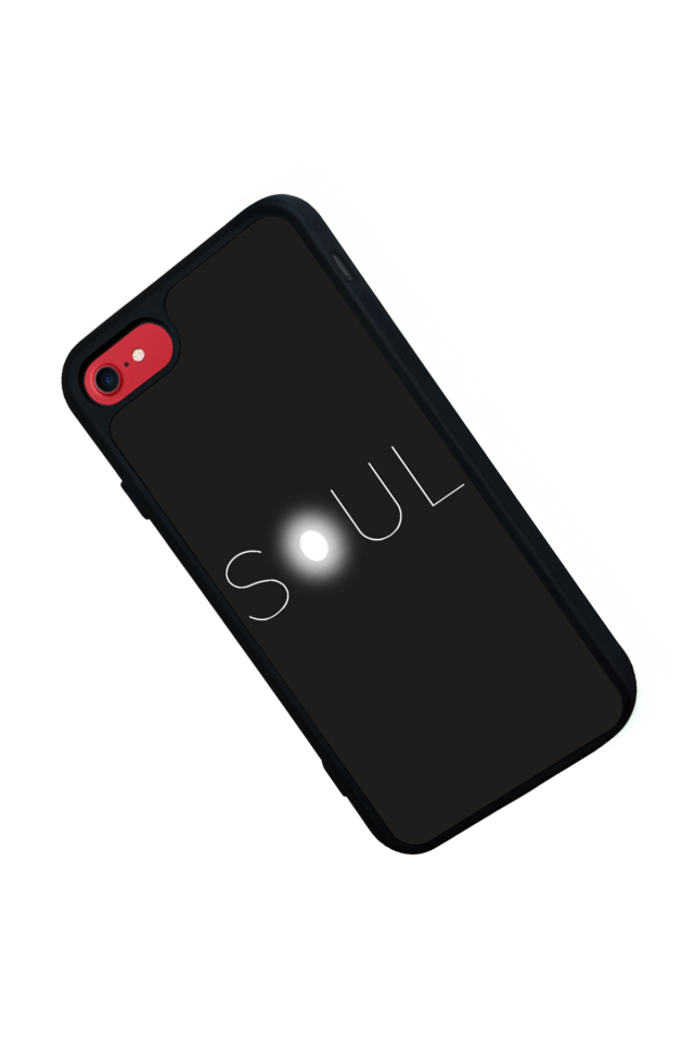 iPhone SE Uyumlu SOUL Tasarımlı Glossy Premium Kılıf