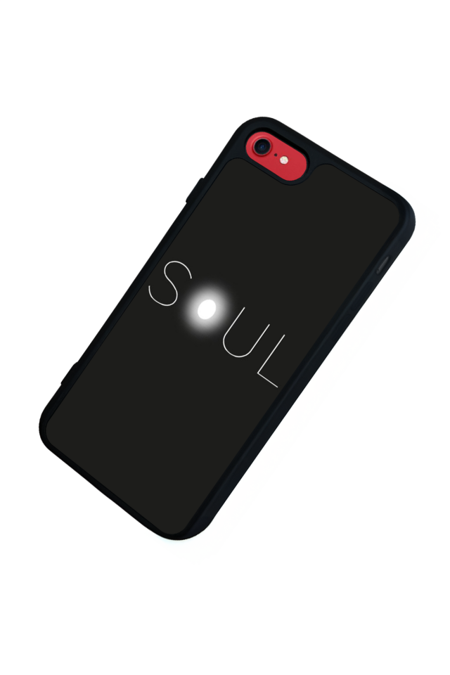 iPhone SE Uyumlu SOUL Tasarımlı Glossy Premium Kılıf