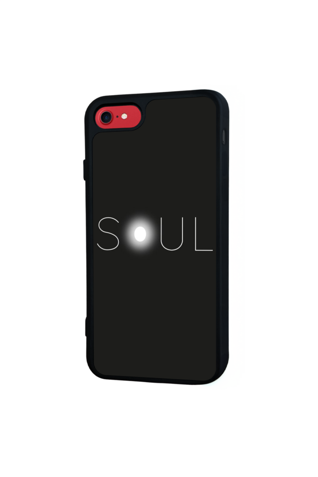 iPhone SE Uyumlu SOUL Tasarımlı Glossy Premium Kılıf
