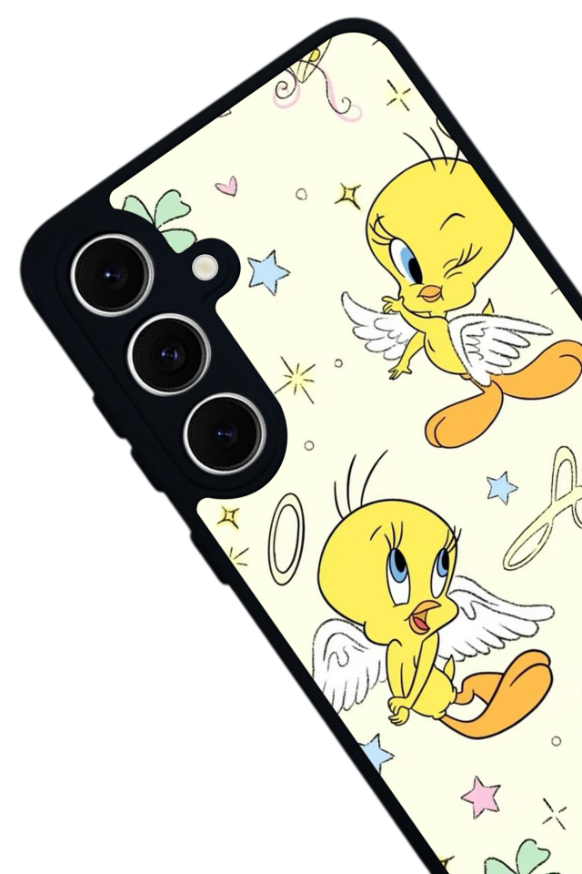Samsung Galaxy A16 Uyumlu Tweety Tasarımlı Glossy Premium Kılıf