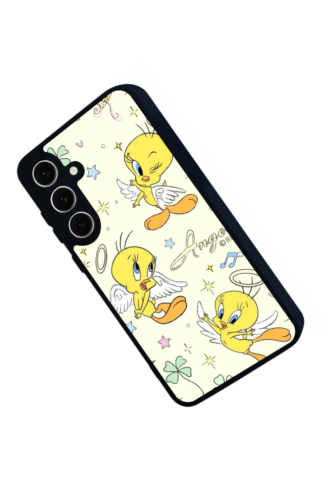 Samsung Galaxy A16 Uyumlu Tweety Tasarımlı Glossy Premium Kılıf