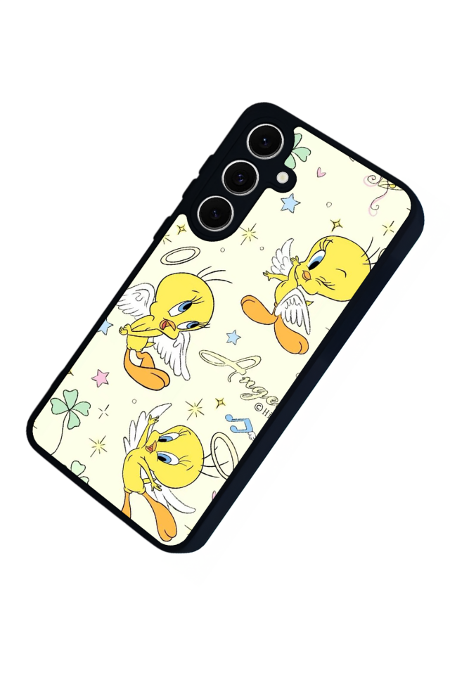 Samsung Galaxy A16 Uyumlu Tweety Tasarımlı Glossy Premium Kılıf