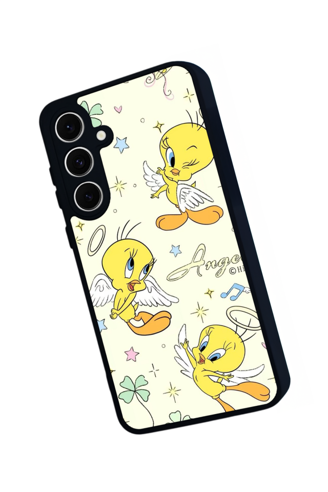 Samsung Galaxy A16 Uyumlu Tweety Tasarımlı Glossy Premium Kılıf