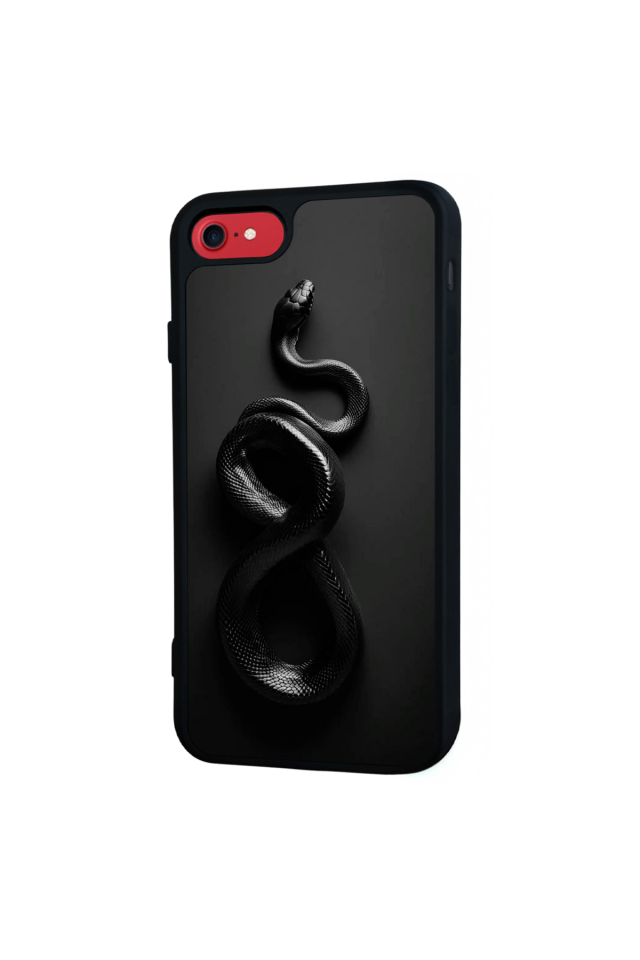 iPhone 8 Uyumlu Yılan Tasarımlı Glossy Premium Kılıf