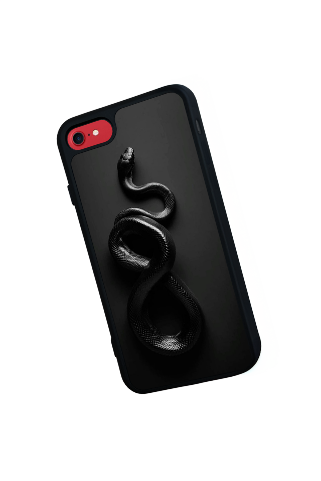 iPhone 8 Uyumlu Yılan Tasarımlı Glossy Premium Kılıf