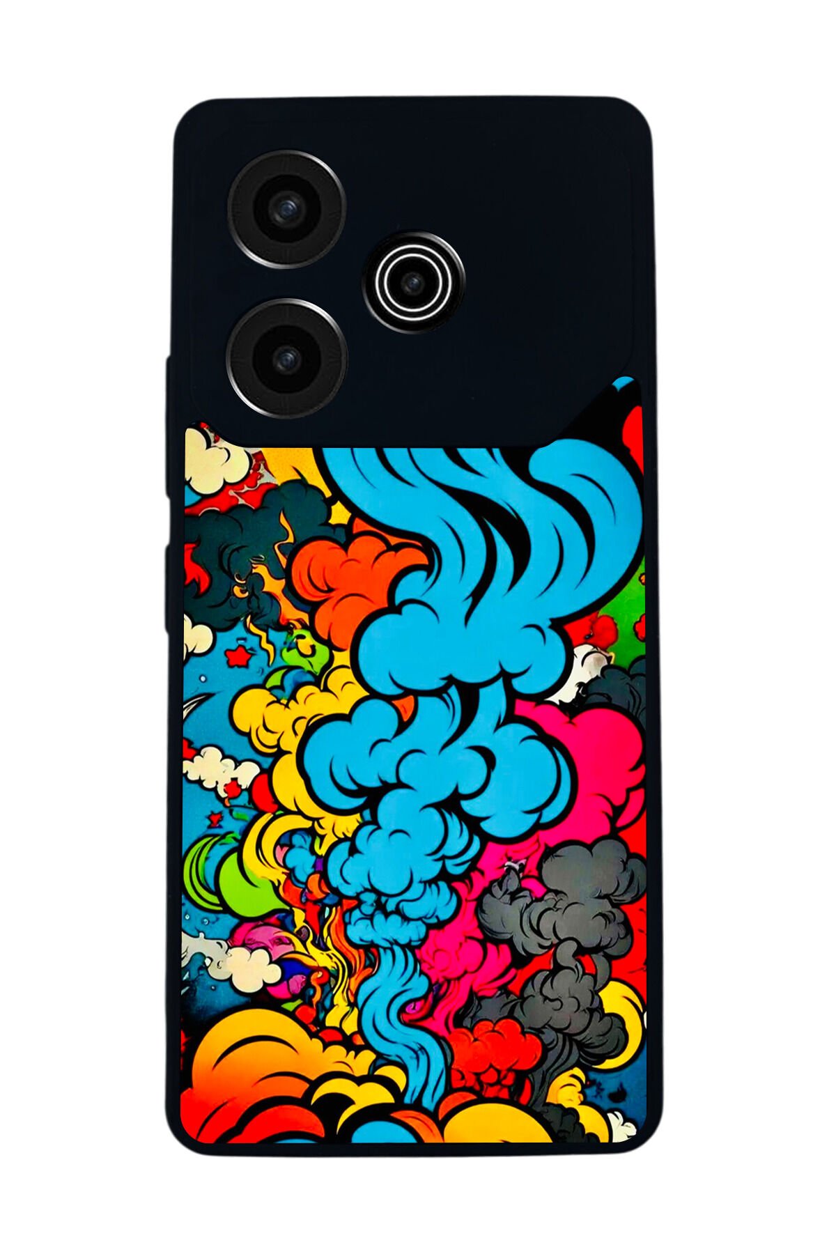 Tecno Pova 6 Uyumlu Abstract Tasarımlı Glossy Premium Kılıf