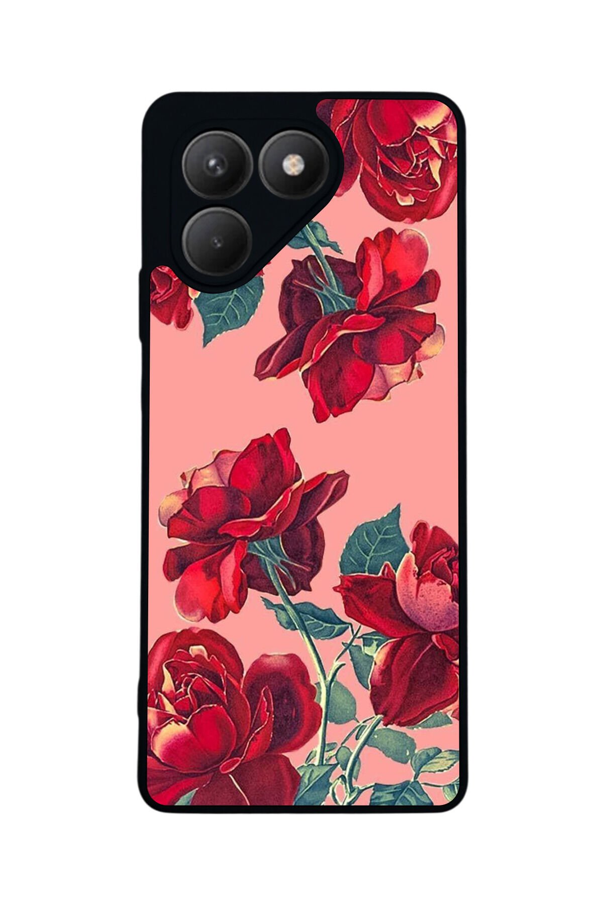 Tecno Pova 7 Mat Uyumlu Siyah Kılıf – Yumuşak Silikon, Koruyucu, Şok Emici Kapak