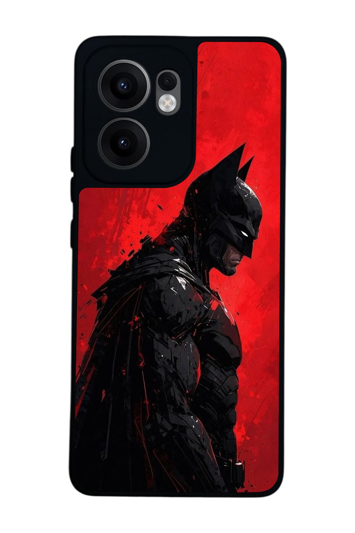 Oppo Reno 13F Uyumlu Batman Tasarımlı Glossy Premium Kılıf