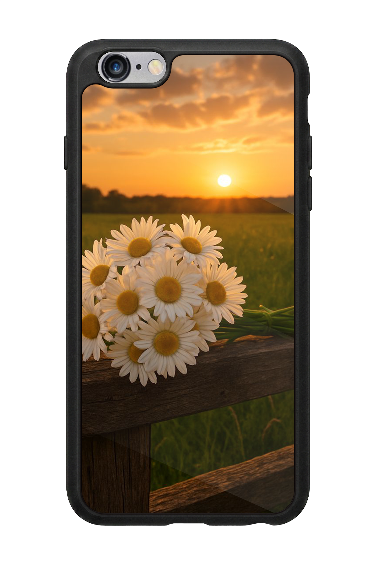 iPhone 6 Plus Uyumlu Cicek Tasarımlı Glossy Premium Kılıf