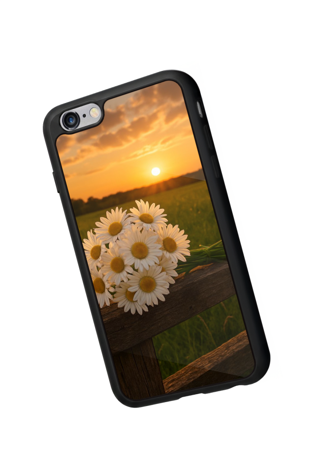 iPhone 6 Plus Uyumlu Cicek Tasarımlı Glossy Premium Kılıf