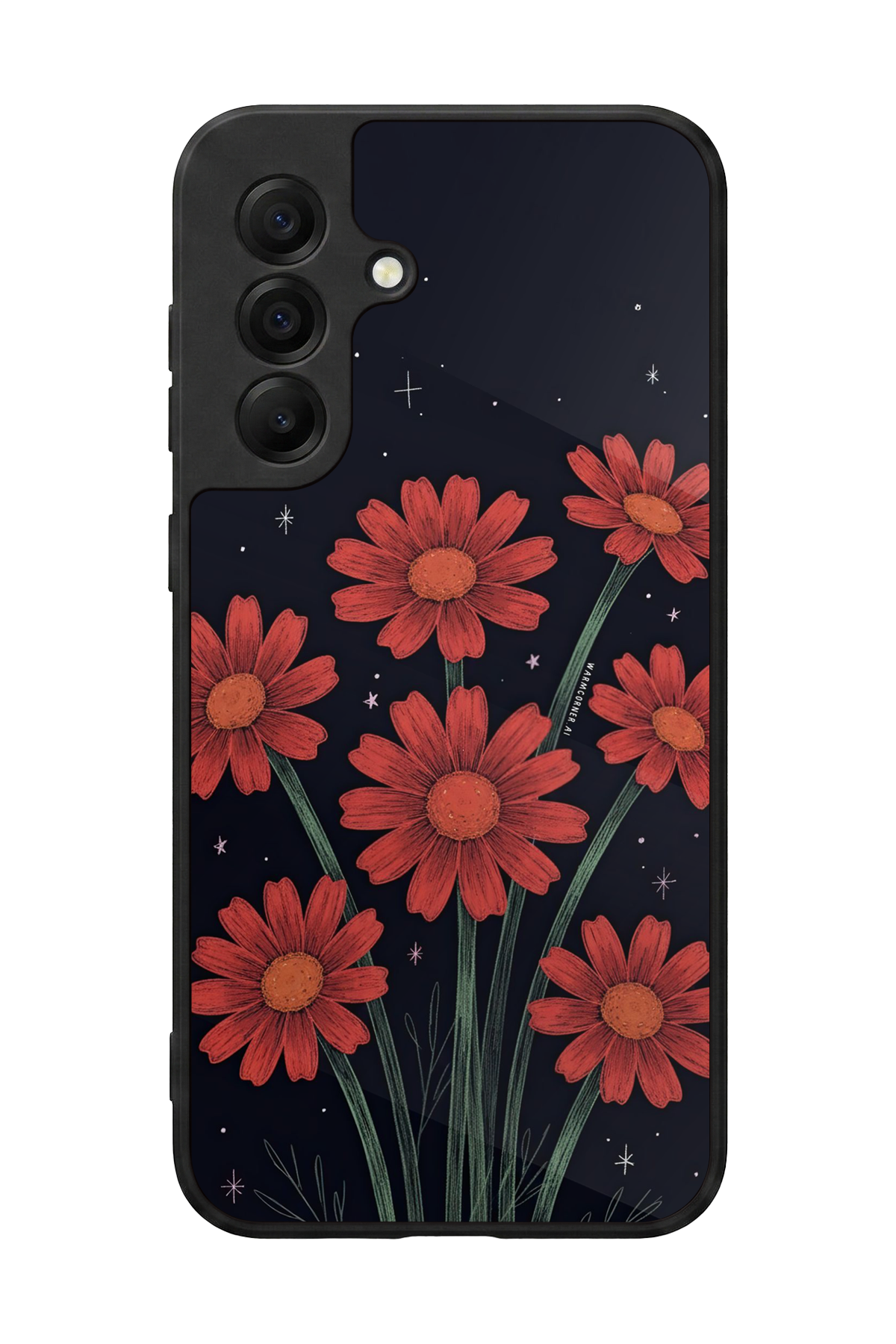 Samsung Galaxy A17 Uyumlu Floral Tasarımlı Glossy Premium Kılıf