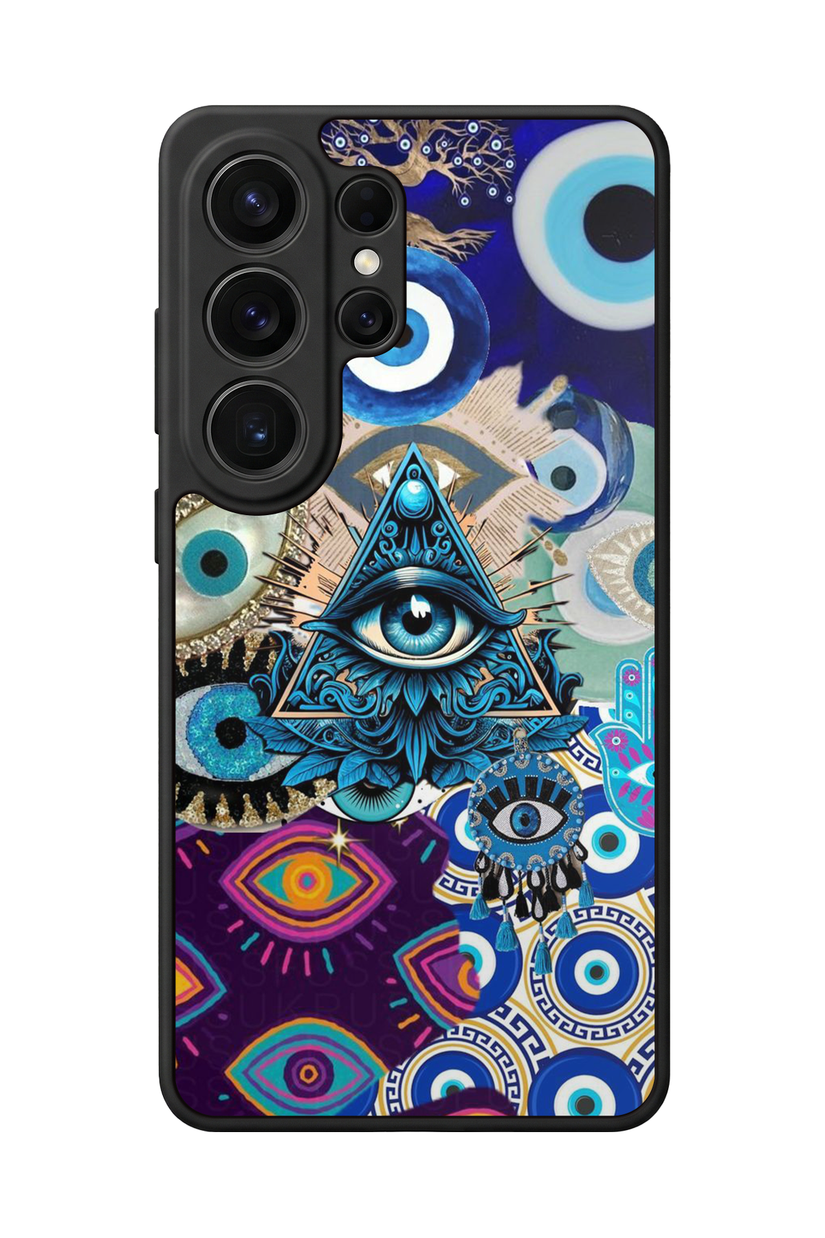 Samsung Galaxy S26 Ultra Uyumlu Göz Tasarımlı Glossy Premium Kılıf