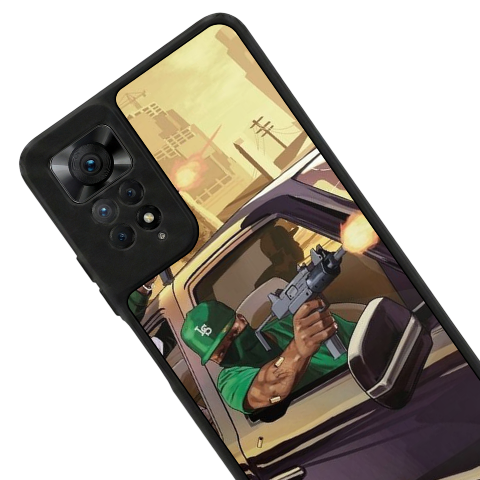 Xiaomi Redmi Note 12 Pro Uyumlu GTA Tasarımlı Glossy Premium Kılıf