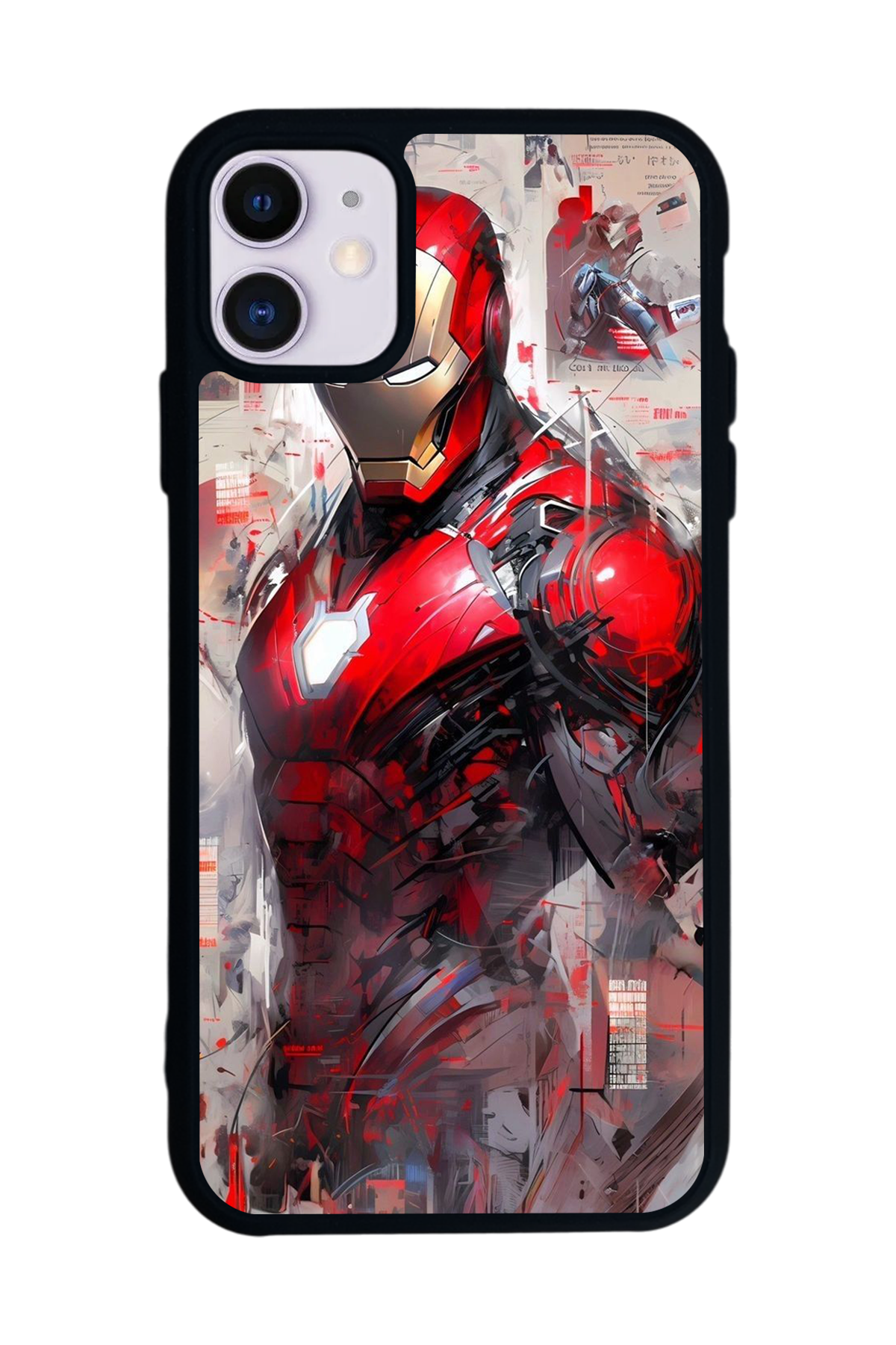 iPhone 11 Uyumlu Iron Man ( Demir Adam ) Tasarımlı Glossy Premium Kılıf