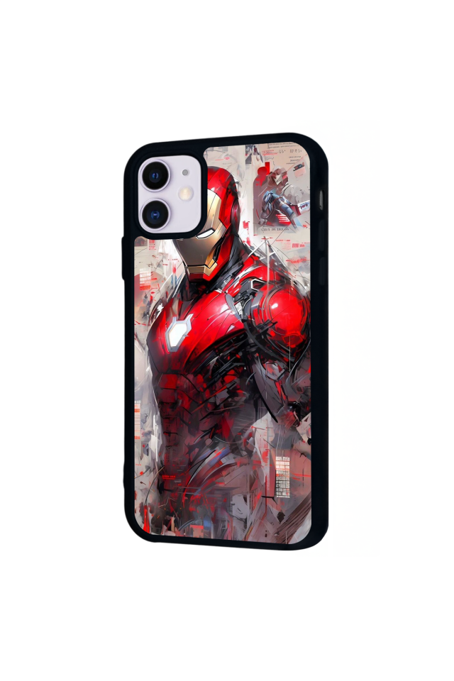 iPhone 11 Uyumlu Iron Man ( Demir Adam ) Tasarımlı Glossy Premium Kılıf