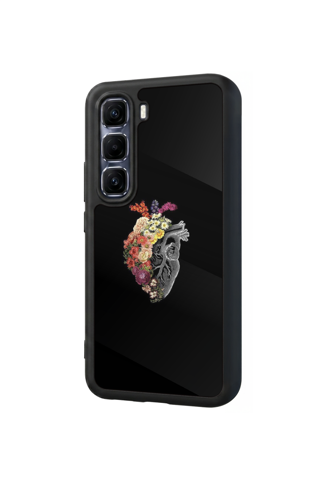 Infinix Hot 60 Pro Plus Uyumlu Kalp Love Tasarımlı Glossy Premium Kılıf