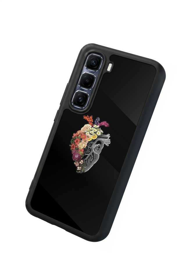 Infinix Hot 60 Pro Plus Uyumlu Kalp Love Tasarımlı Glossy Premium Kılıf