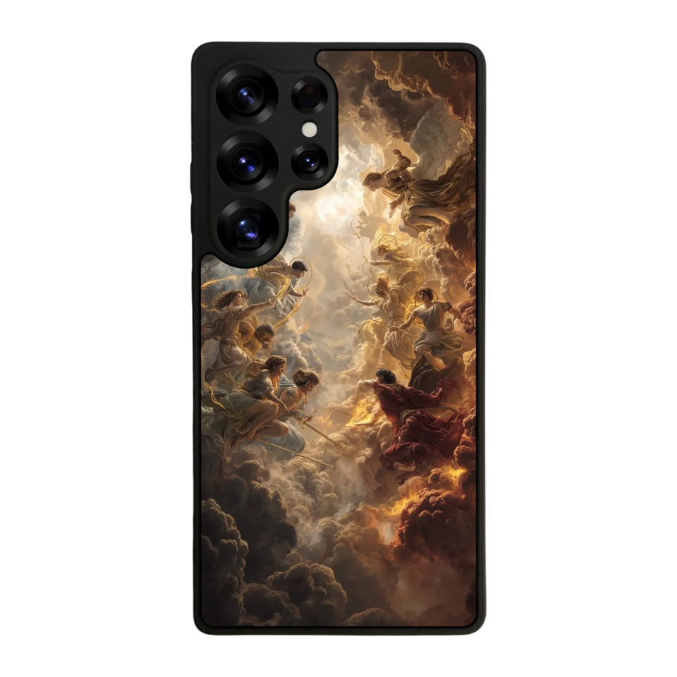 Samsung Galaxy S25 Ultra Uyumlu Melek Tasarımlı Glossy Premium Kılıf