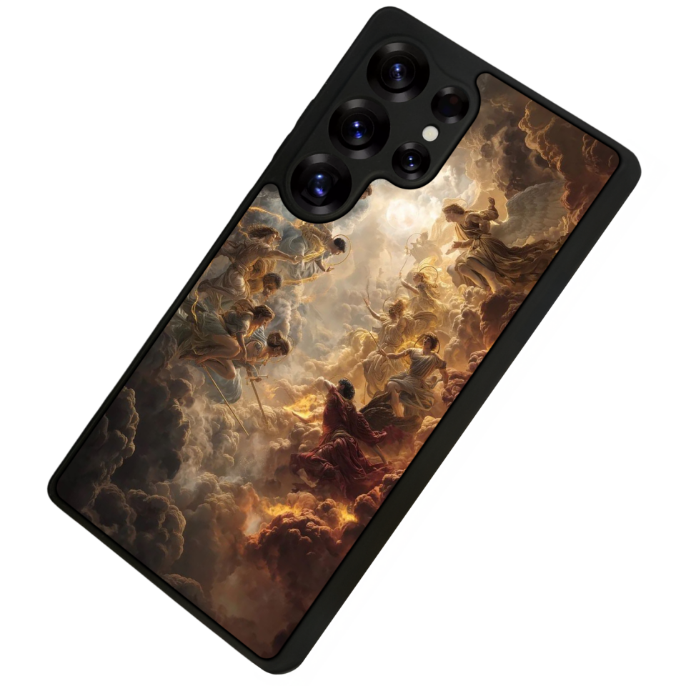 Samsung Galaxy S25 Ultra Uyumlu Melek Tasarımlı Glossy Premium Kılıf