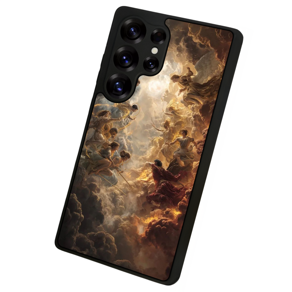 Samsung Galaxy S25 Ultra Uyumlu Melek Tasarımlı Glossy Premium Kılıf