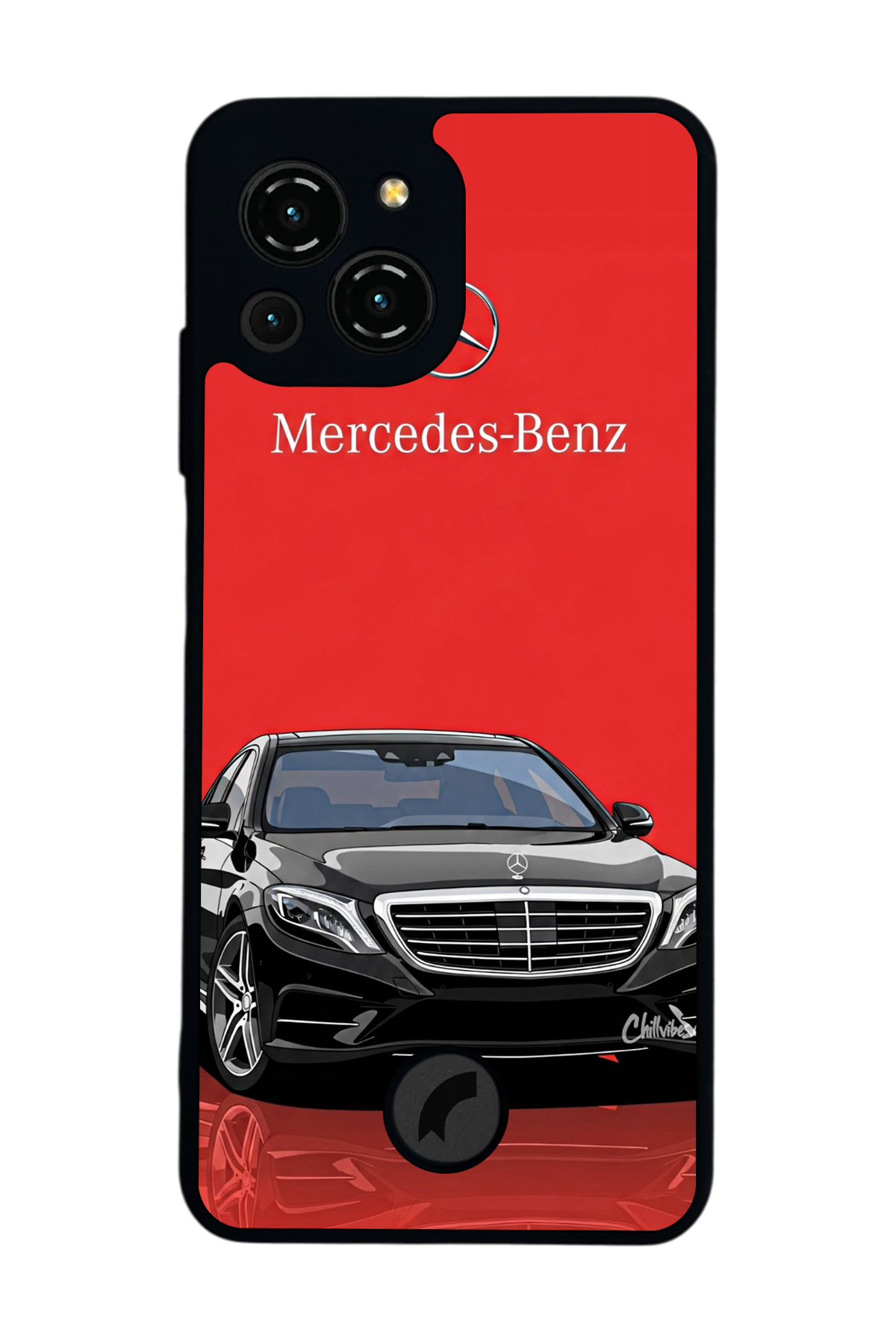 Reeder S23 Pro Max Uyumlu Mercedes Tasarımlı Glossy Premium Kılıf