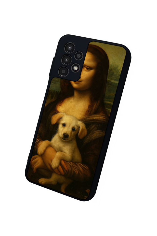 Samsung Galaxy A13 Uyumlu Monalisa Tasarımlı Glossy Premium Kılıf