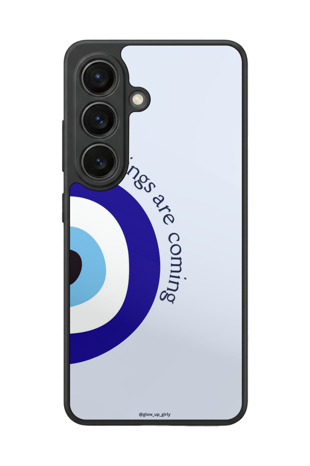 Samsung Galaxy S26 Uyumlu Nazar Tasarımlı Glossy Premium Kılıf